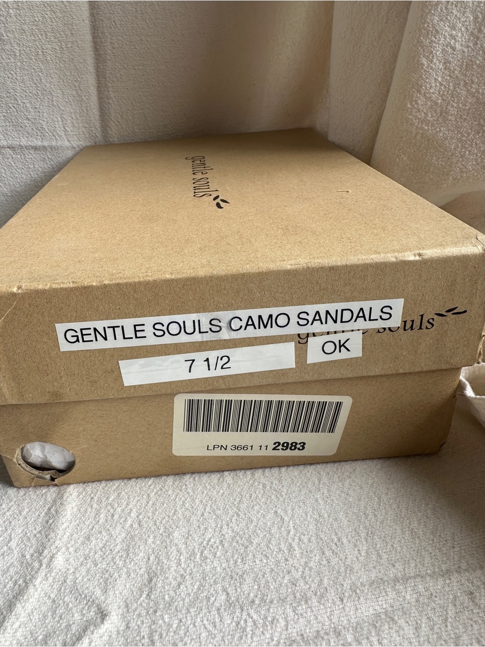 Gentle souls Camo Haircalf Double-Buckle Slide Sandals - Picture 7 of 12